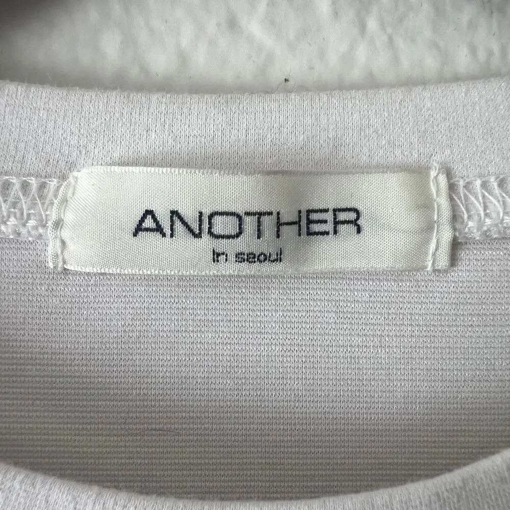 ANOTHER Korean Brand Drip Smile Back Over Tshirt One Size